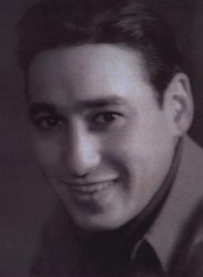 Black and white soft focus portrait shot of Virgil Westdale